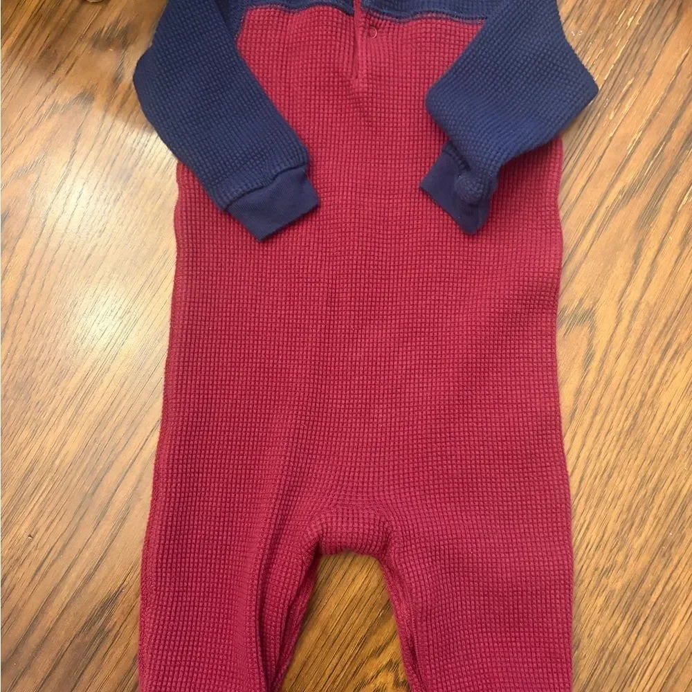 Polo by Ralph Lauren Kids One Piece - Navy and Red RL. 9 mos